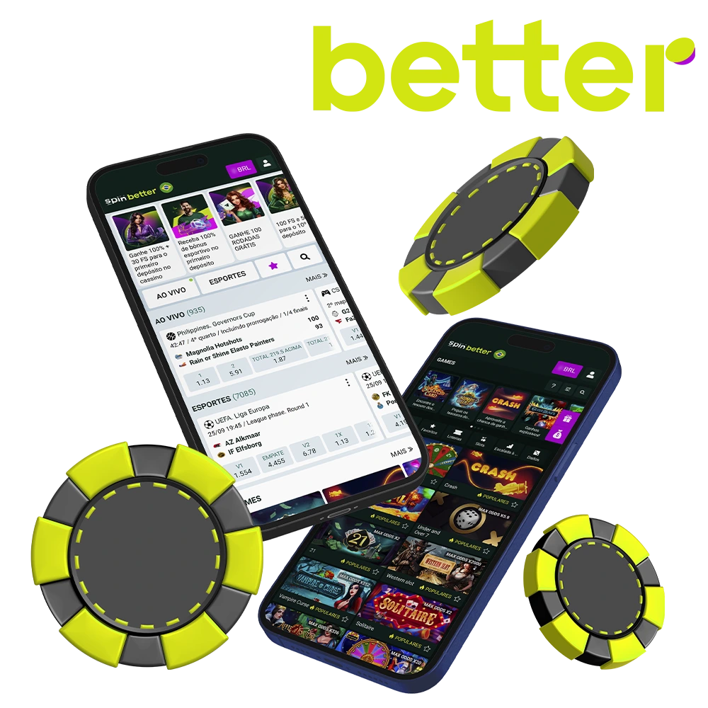 O cassino on-line Spinbetter oferece aos seus jogadores o download de um prático aplicativo móvel.