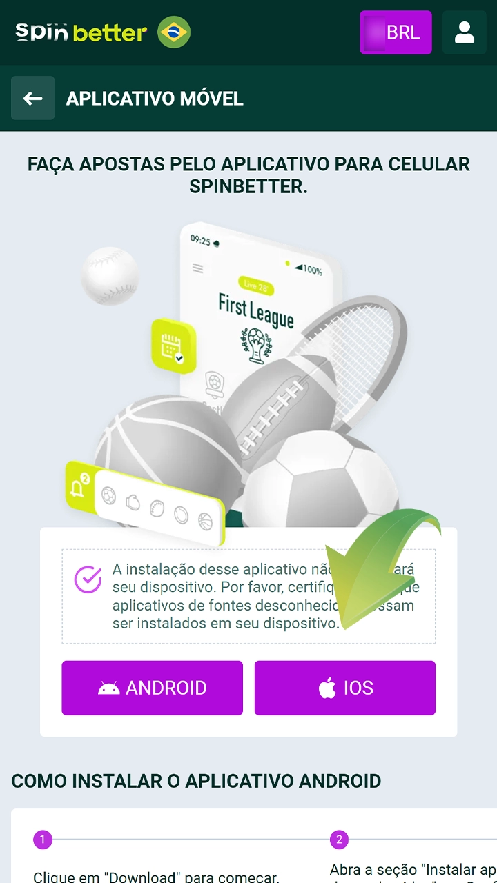 Você também pode jogar no Spinbetter Casino na versão móvel do site a partir de qualquer navegador.