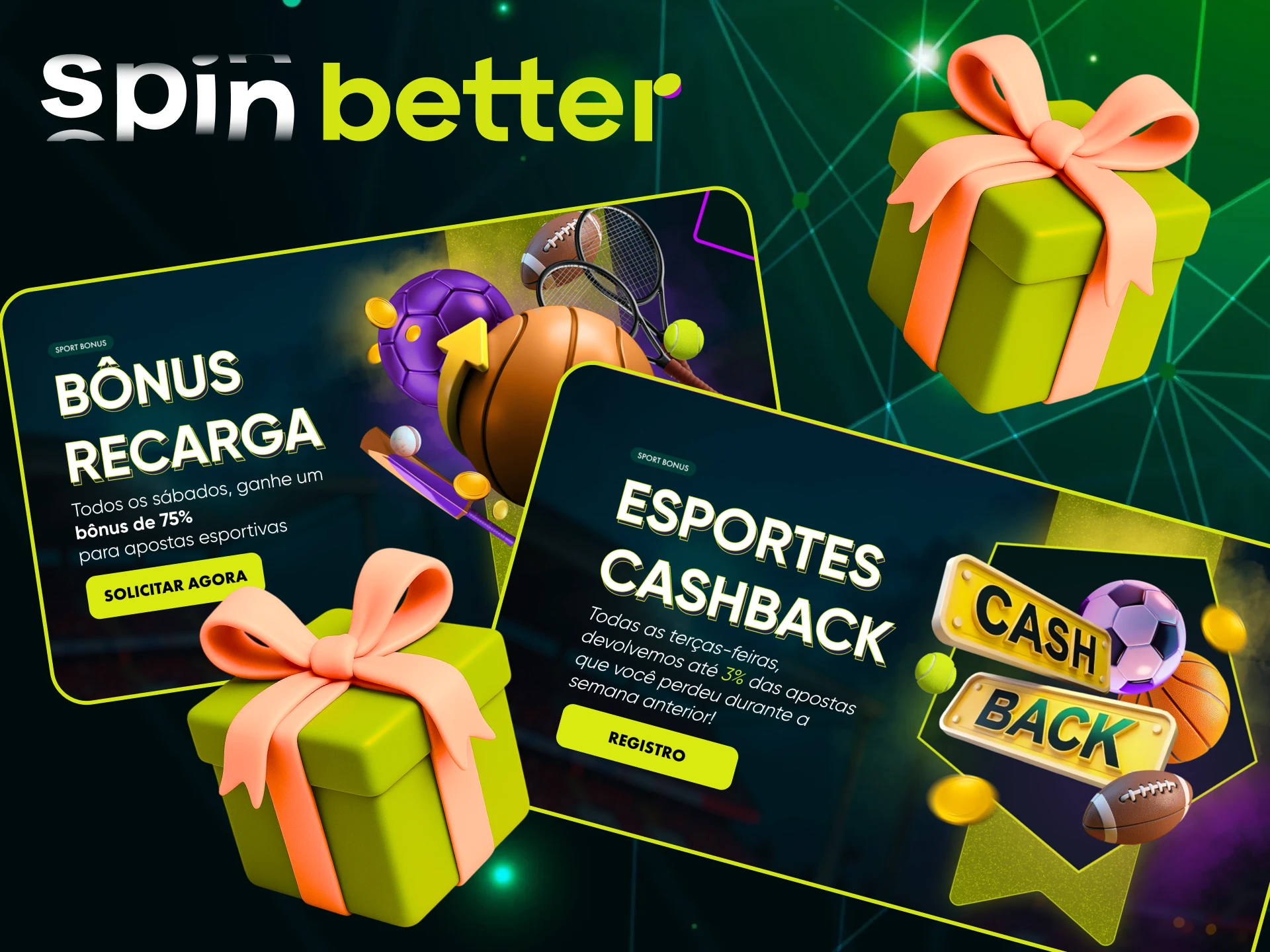 Descubra bônus incríveis disponíveis no SpinBetter.