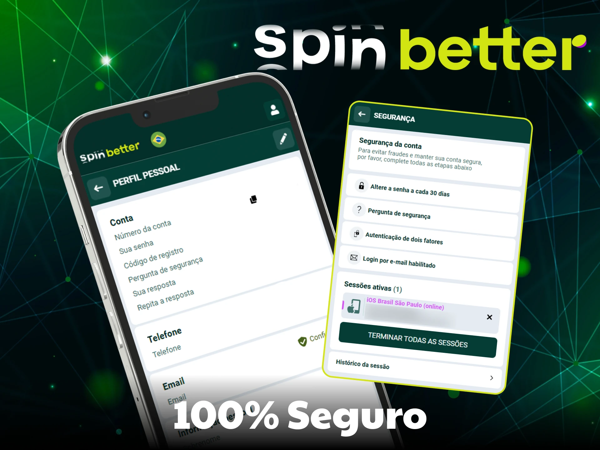 Verifique sua conta para manter sua segurança no SpinBetter.